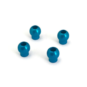 GMADE ALUMINIUM SHOCK UPPER BALL 6.8x7.6MM BLUE (4)