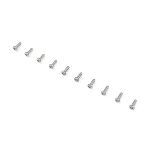 GMADE 2x6mm NICKEL ROUND HEAD TAPPING SCREW