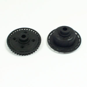 HOBAO H4E GEAR DIFFERENTIAL CASE & PULLEY