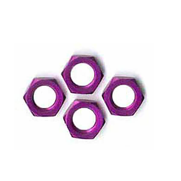 HoBao Purple 1/8th Wheel Nuts (4) (Also Fits Mugen)
