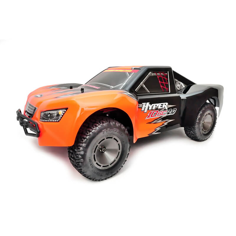 HOBAO HYPER 10SC 2.0 ELECTRIC TRUCK RTR WITH ORANGE/BLACK BODY