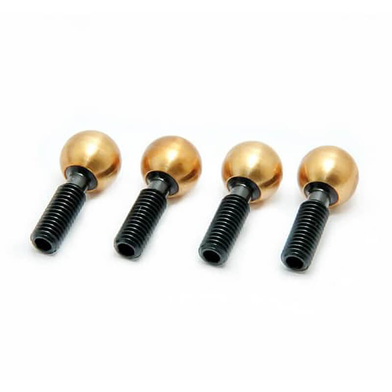 HOBAO HYPER TT2.0 BRASS STEERING PIVOT BALL SET