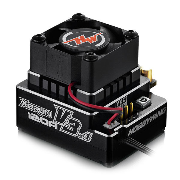 HOBBYWING XERUN-120A-V3.1 ESC SPEED CONTROLLER - BLACK #HW81020350BK