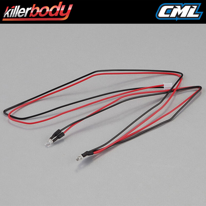 KILLERBODY LED UNIT SET (2 RED LEDS DIAMETER: 3MM)