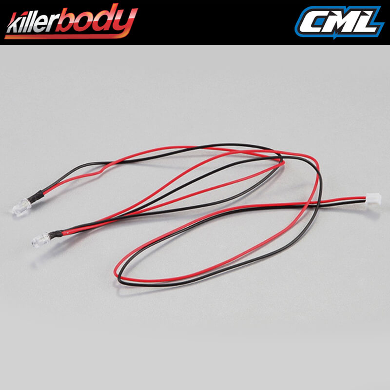 KILLERBODY LED UNIT SET (2 RED LEDS DIAMETER: 5MM)