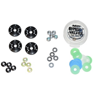 MIP BYPASS1 HI-FLOW PISTON KIT 6-HOLE x 1.3mm, 1/8TH SCALE