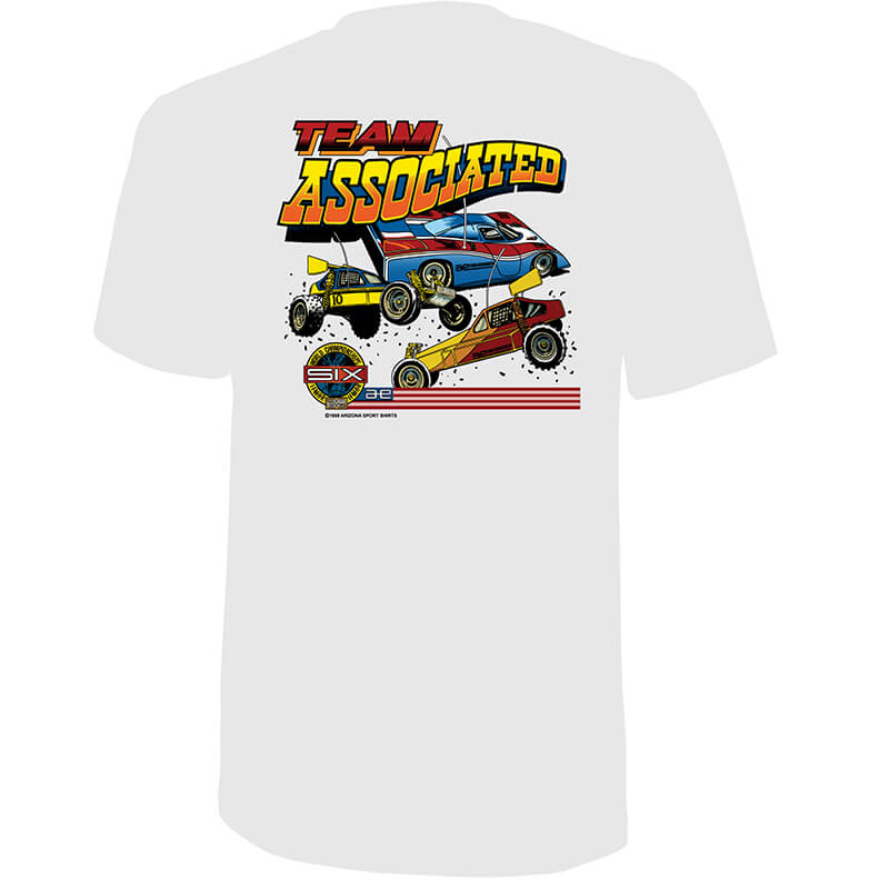 TEAM ASSOCIATED 1988 VINTAGE BRAND T-SHIRT - LARGE