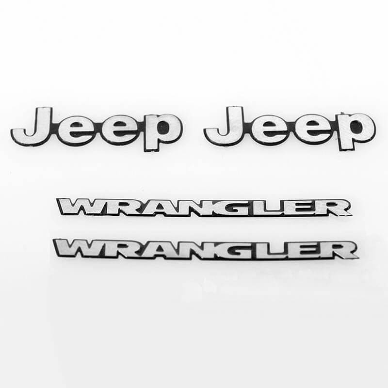 RC4WD 1/10 METAL LOGO FOR TAMIYA CC01 WRANGLER