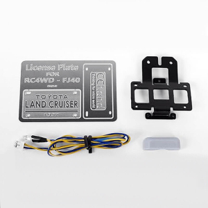 RC4WD REAR LICENSE PLATE SYSTEM FOR RC4WD G2 CRUISER (W/LED)