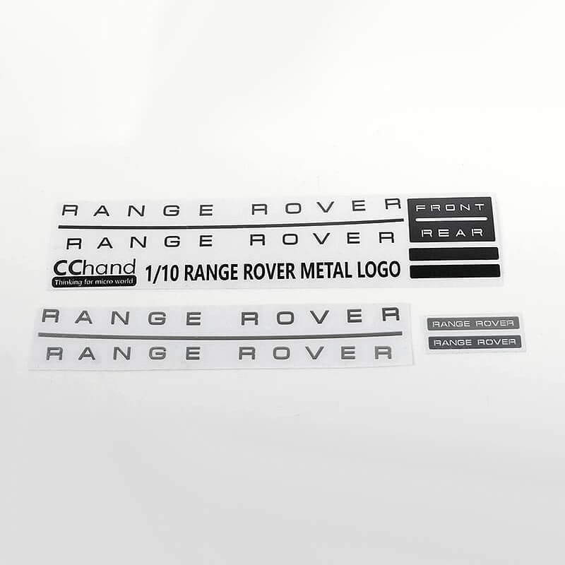 RC4WD METAL EMBLEM SET FOR JS SCALE 1/10 RANGE ROVER CLASSIC BODY