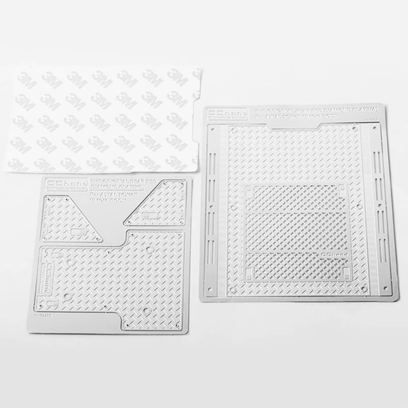 RC4WD DIAMOND PLATE REAR BED FOR AXIAL 1/10 SCX10 II UMG10 4WD ROCK CRAWLER