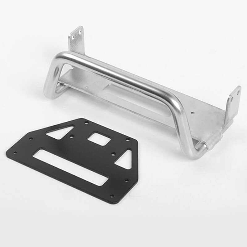 RC4WD DRAGON FRONT BUMPER FOR CAPO RACING SAMURAI 1/6 RC SCALE CRAWLER (SILVER)