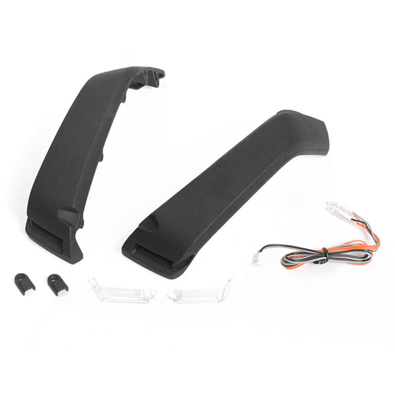 RC4WD FENDER FLARE SET W/LIGHTS + LED LIGHTING SYSTEM FOR AXIAL 1/10 SCX10 III JEEP (GLAD/WRANG)