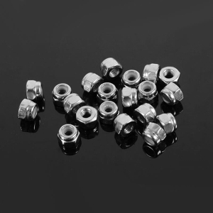 RC4WD NYLOCK NUT M2.5 (SILVER)