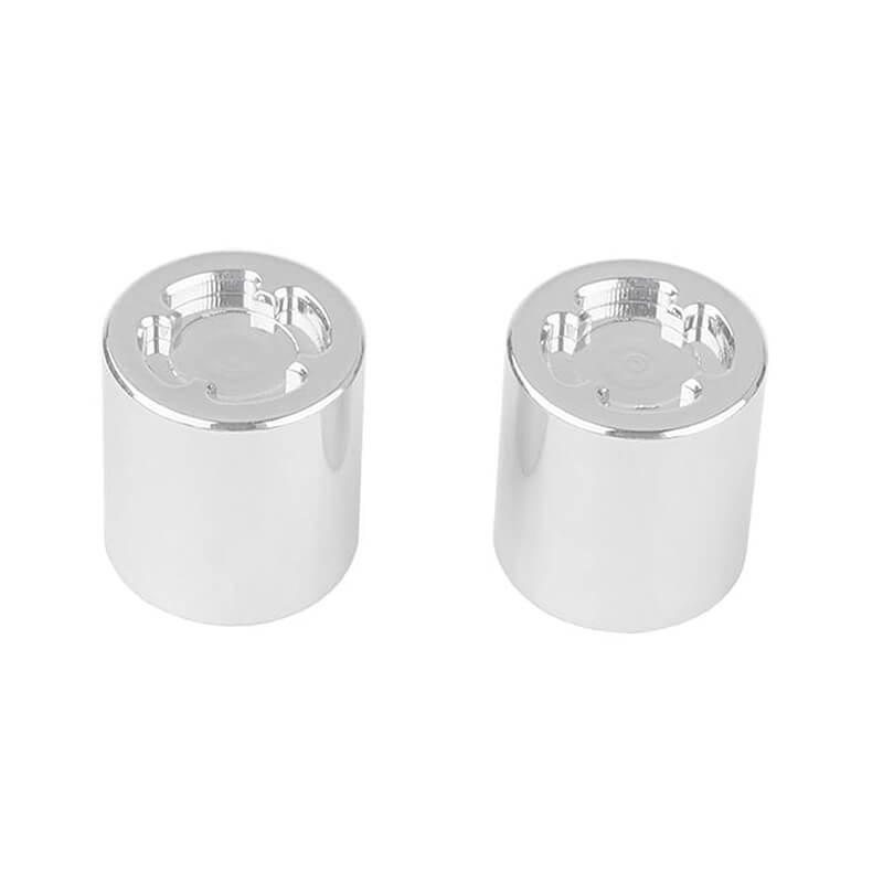 RC4WD 1/8 SCALE REAR HUBS (CHROME)