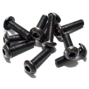 RC4WD STEEL BUTTON HEAD CAP SCREWS M3 X 10MM (10)