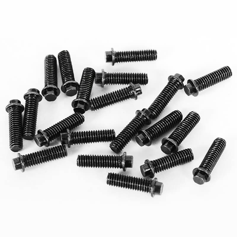 RC4WD MINIATURE SCALE HEX BOLTS (M3X 10MM) (BLACK)