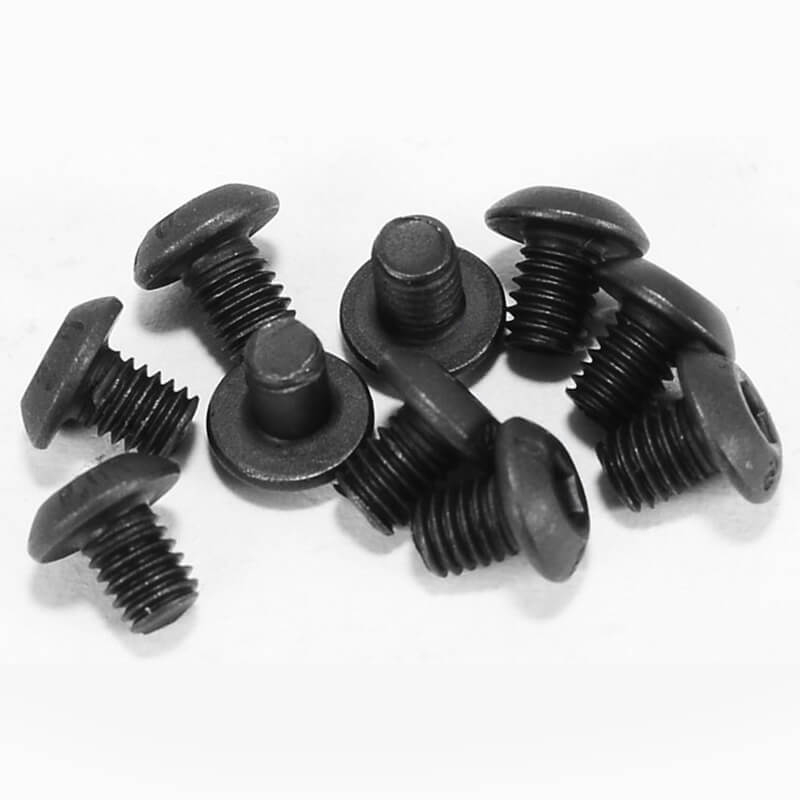 RC4WD STEEL BUTTON HEAD CAP SCREWS M3 X 4MM (10)