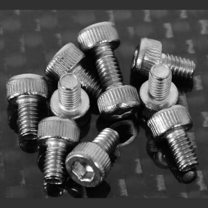 RC4WD SOCKET HEAD CAP SCREWS M2.5 X 4MM (10) (SILVER)