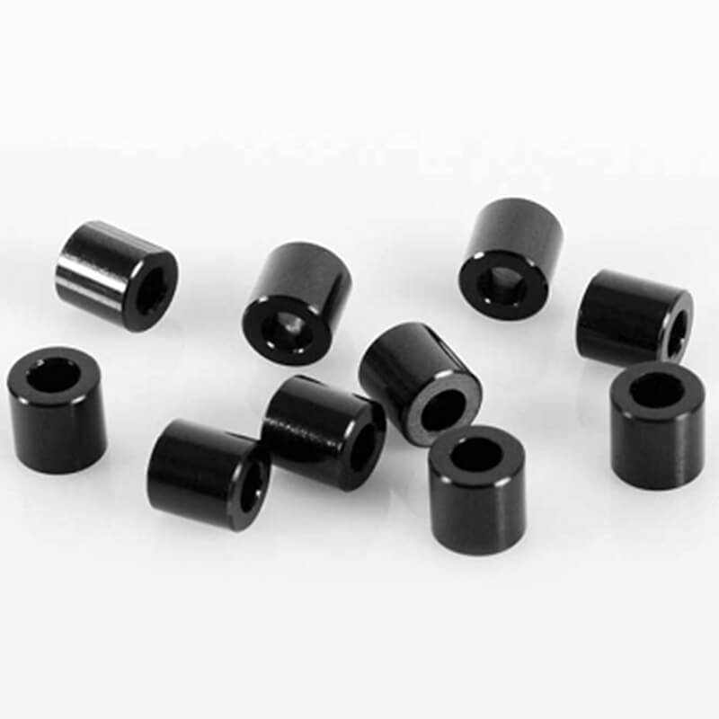 RC4WD 6MM BLACK SPACER WITH M3 HOLE (10)