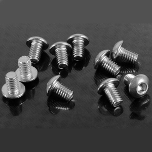 RC4WD BUTTON HEAD CAP SCREWS M4 X 6MM (10)