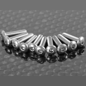 RC4WD BUTTON HEAD CAP SCREWS M2.5 X 10MM (10)