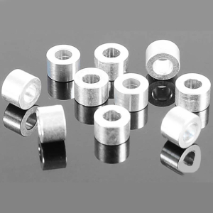 RC4WD 4MM SILVER SPACER WITH M3 HOLE (10)