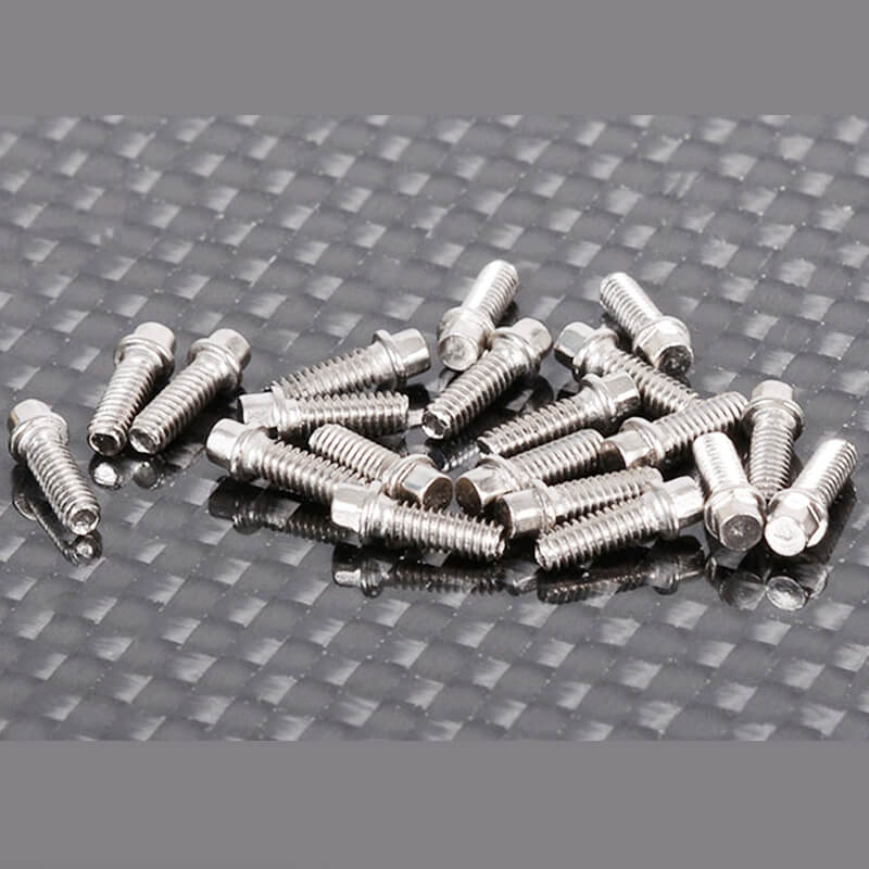 RC4WD MINIATURE SCALE HEX BOLTS (M2 X 6MM) (SILVER)