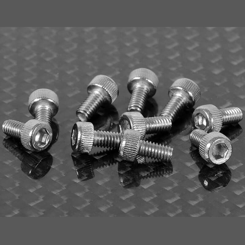 RC4WD SOCKET HEAD CAP SCREWS M2.5 X 5MM (10)