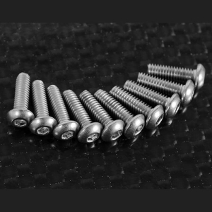 RC4WD BUTTON HEAD CAP SCREWS M2.5 X 8MM (10)