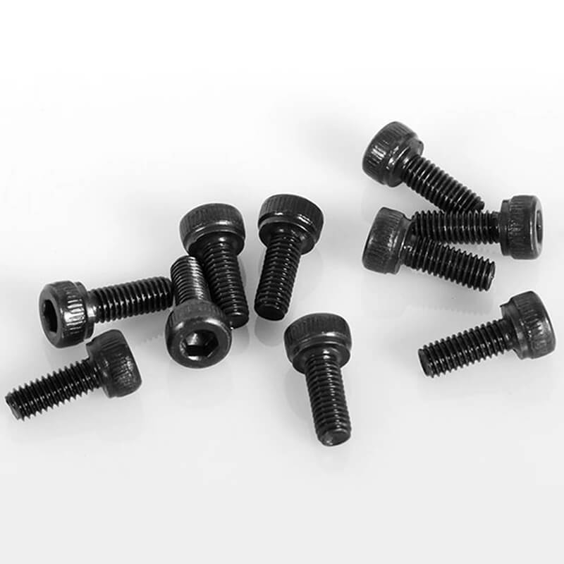 RC4WD STEEL SOCKET HEAD CAP SCREWS M3 X 8MM (10)