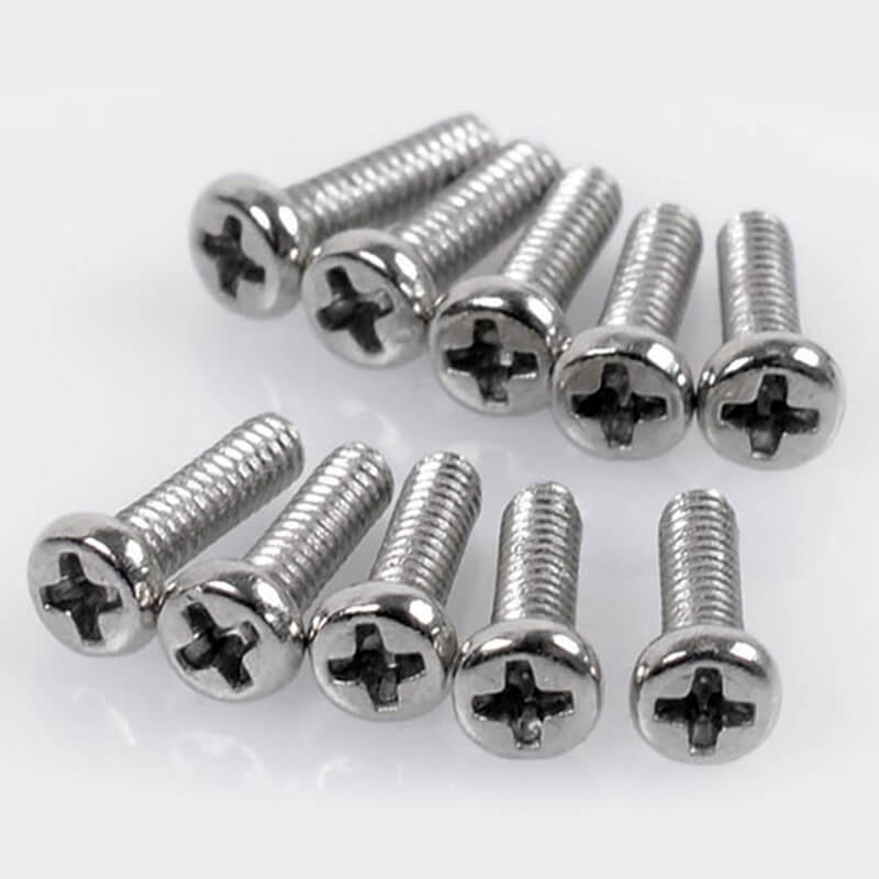 RC4WD PHILLIPS HEAD MACHINE SCREWS M1.6 X 6MM (10)