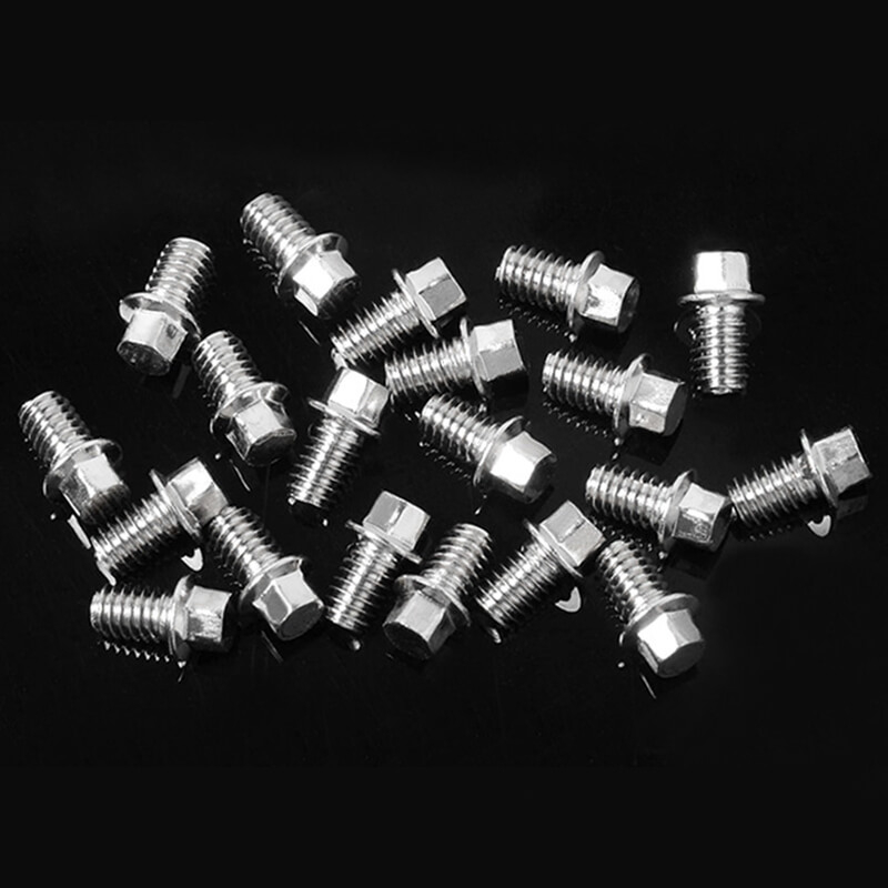 RC4WD MINIATURE SCALE HEX BOLTS (M2.5 X 4MM) (SILVER)