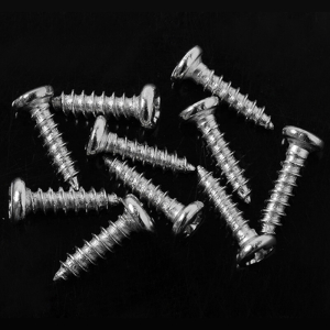 RC4WD BUTTON HEAD SELF TAPPING SCREWS M2 X 8MM (SILVER)