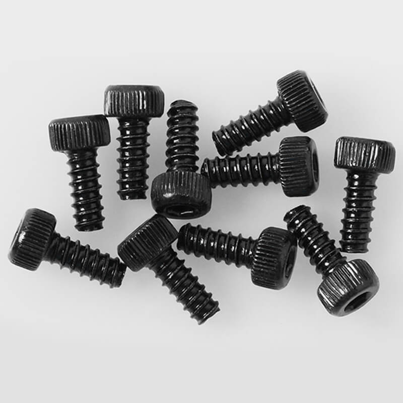 RC4WD SOCKET HEAD SELF TAPPING SCREWS M2 X 5MM (BLACK)