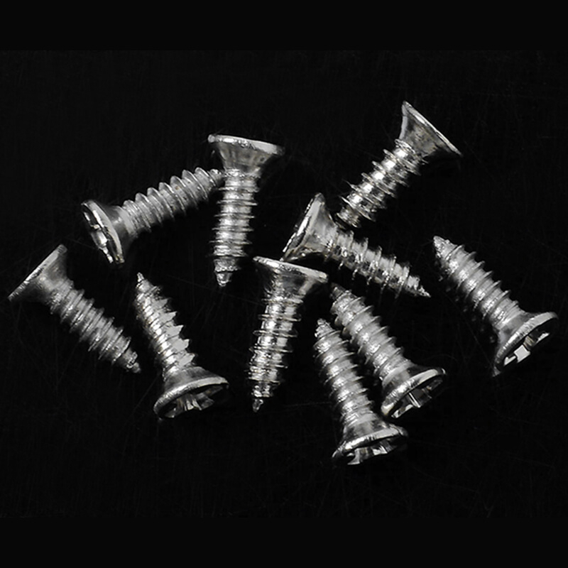 RC4WD FLAT HEAD SELF TAPPING SCREW 1.6 X 6MM (SILVER)