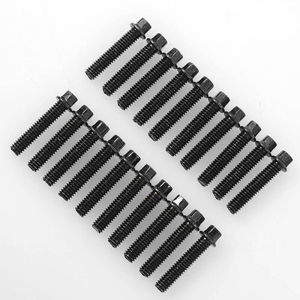 RC4WD MINIATURE SCALE HEX BOLTS (M2.5 X 12MM) (BLACK)