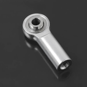 RC4WD M3 MEDIUM STRAIGHT ALUMINUM ROD ENDS (SILVER) (10)