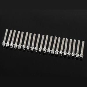 RC4WD MINIATURE SCALE HEX BOLTS (M2 X 12MM) (SILVER)
